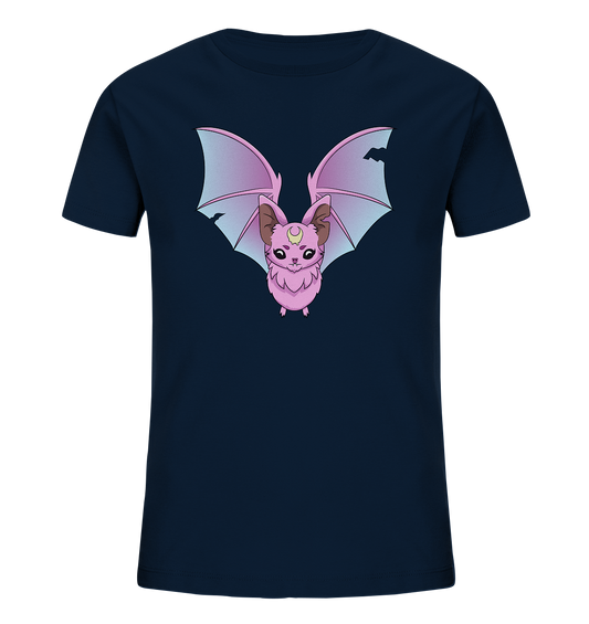23-1149 Kawaii Pink Bat - Kids Organic Shirt