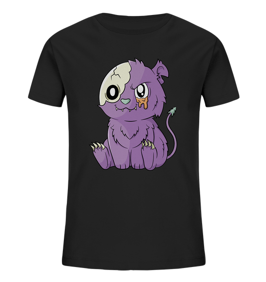 23-1137 Kawaii Purple Teddy - Kids Organic Shirt