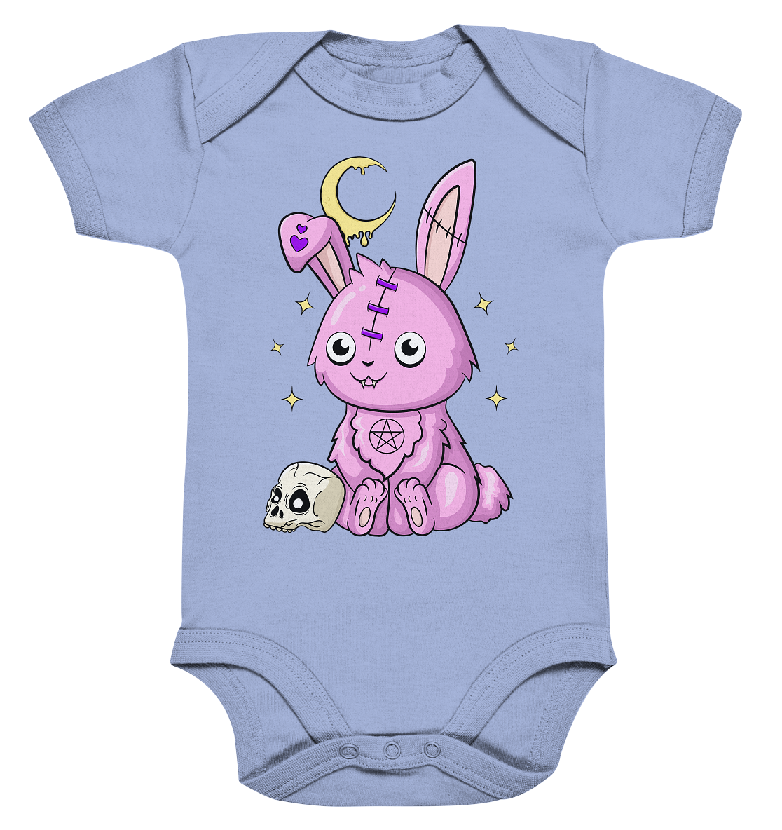 23-1145b Kawaii Bunny - Organic Baby Bodysuite