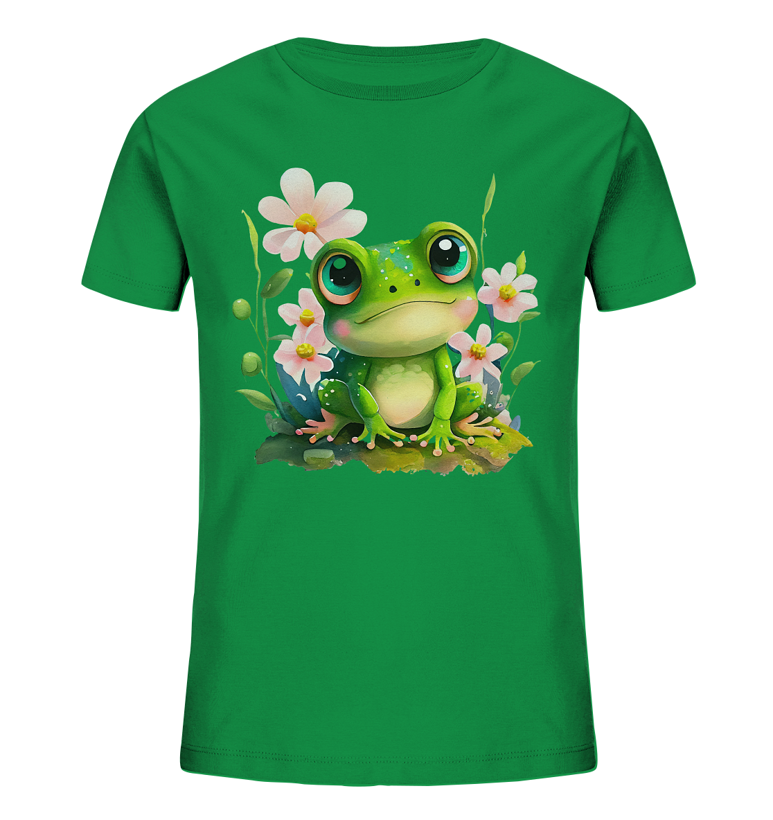 Cute Little Frog - Kids Organic Shirt