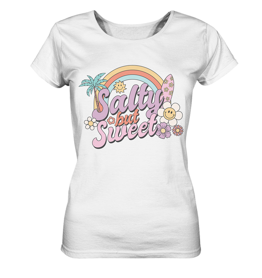 Retro Summer - Salty but sweet - Ladies Organic Basic Shirt